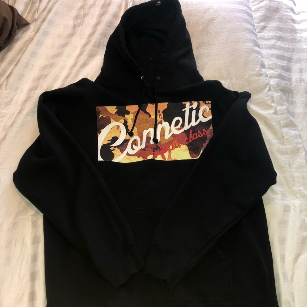 Connetic Hoodie Black Fall Camo